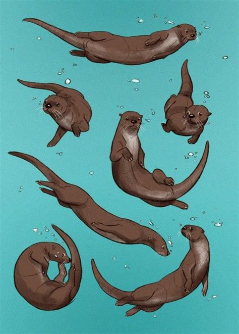 Pin By Jessica A Voigt On Bitchos Otter Art Otter Illustration