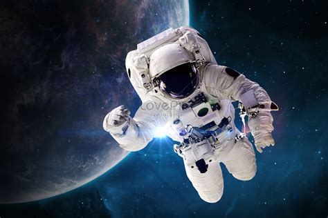 A Space Floating Astronaut Creative Imagepicture Free Download