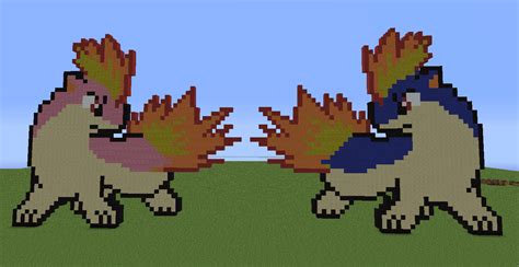 Shiny Quilava And Quilava Pixelart By Cb987654 On Deviantart