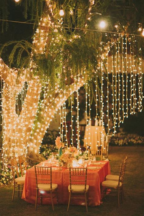 Wedding Lights Tablescape ~ Hanging Lights 2037233 Weddbook