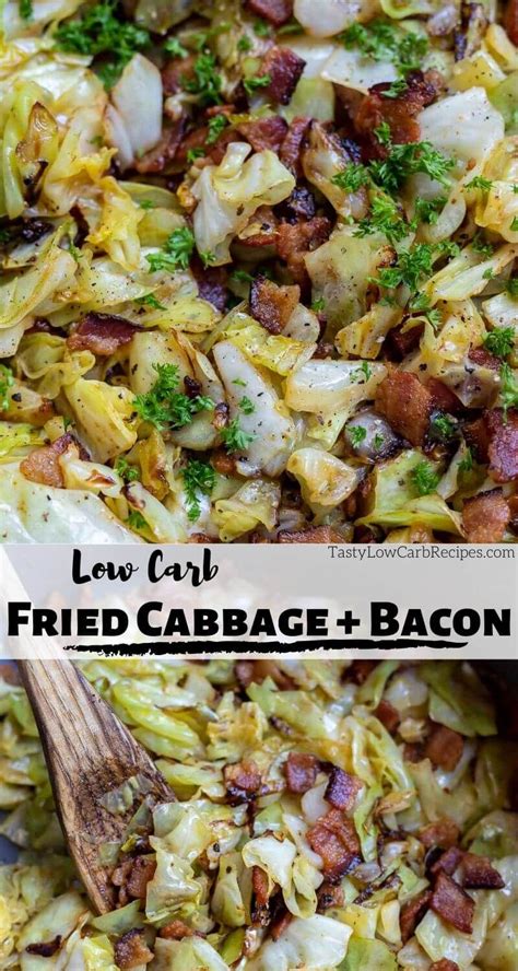 And if you like my recipe for roasted cabbage with lemon, i definitely wouldn't mind some lemon squeezed over the top of this. Low Carb Fried Cabbage with Bacon | Recipe in 2020 | Fried ...