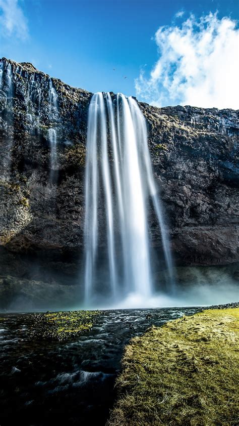 Seljalandsfoss Waterfall Iceland Wallpapers Wallpaper Cave