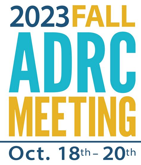 Register Today 2023 Hybrid Fall Adrc Meeting