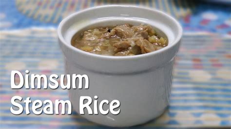Dimsum Steam Rice Cebu Dimsum Style Youtube
