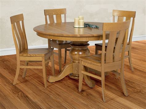 Calexico Single Pedestal Dining Set Countryside Amish Furniture