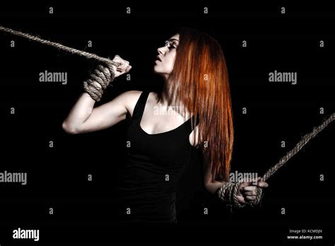 Bound Woman Hi Res Stock Photography And Images Alamy