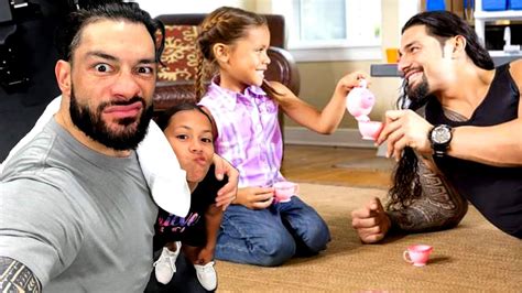 Roman Reigns Fun Time With His Daughter Such A Good Father Youtube