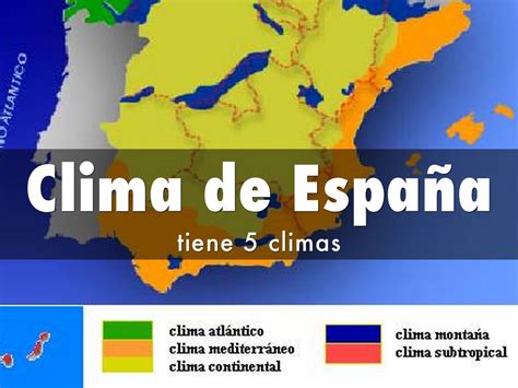 Clima De España By Herreroenpaz