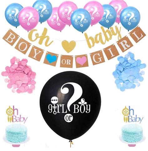 Gender Reveal Party Kit Its A Girl Gender Reveal Etsy
