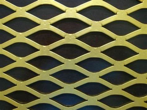 Click image to open expanded view. Expanded Copper Mesh for Facade, Ceiling, Screen, Partition, Chimney Cap