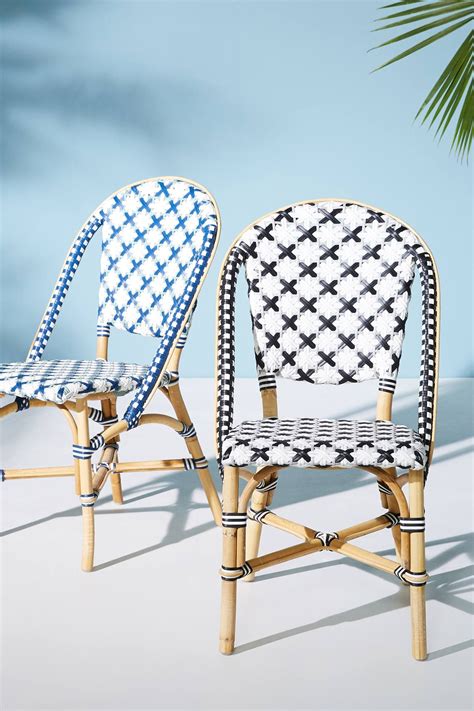 woven bistro chairs | Bistro chairs, Paris bistro chairs, Outdoor dining chairs