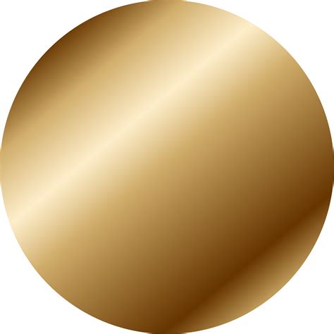 Gold Circle Frame Gradient 9664812 Png