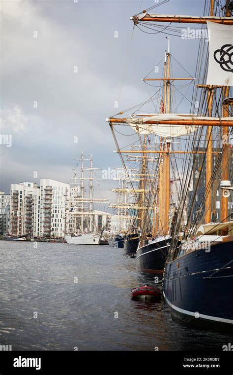Amazing Tall Ships From Tall Ship Race 2022 Event In Aalborg 2022 Stock