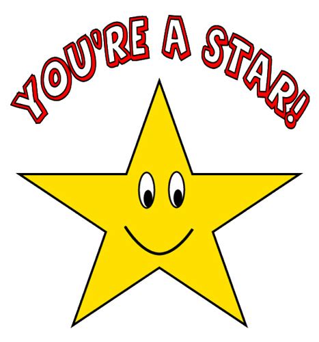 You Are A Star Clipart Clip Art Library