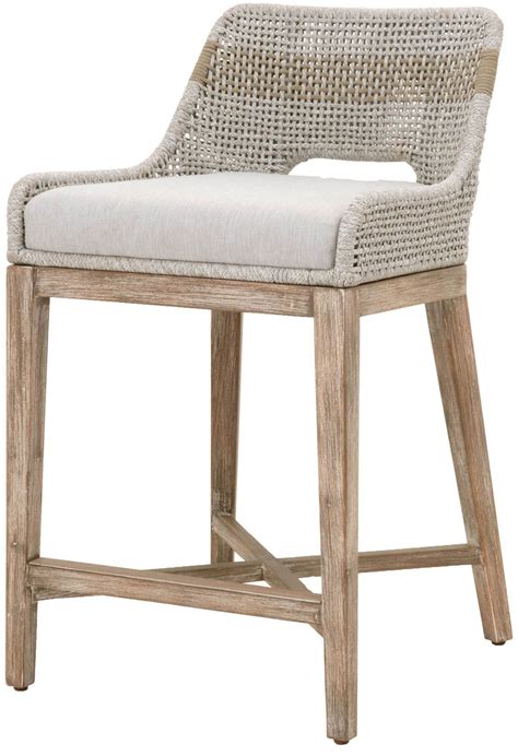 Encourage the gang to meet the neighborhood newbies when you invite everyone over. Wicker Natural Gray Tapestry Counter Stool | Counter ...