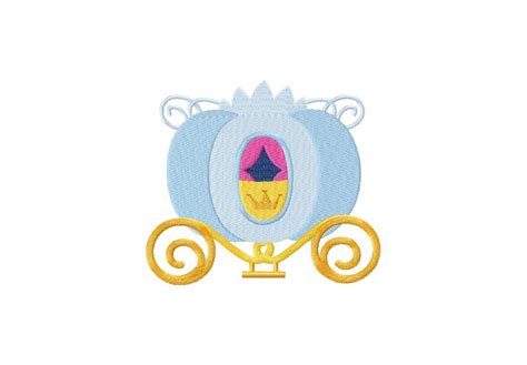 Cinderella Pumpkin Carriage Embroidery Design Daily Embroidery