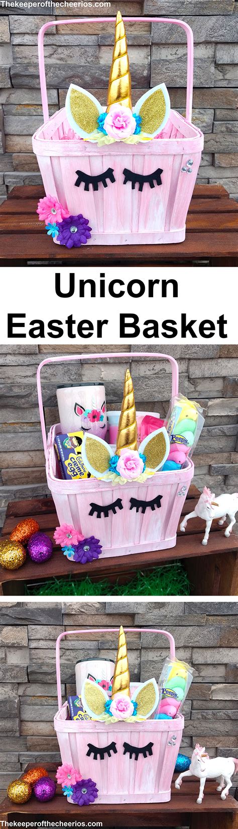 Unicorn Easter Basket Unicorn Easter Basket Holiday Crafts Easter