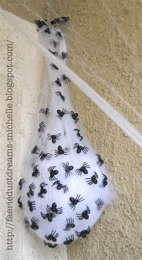 How To Make A Spider Egg Sac For Halloween Gails Blog