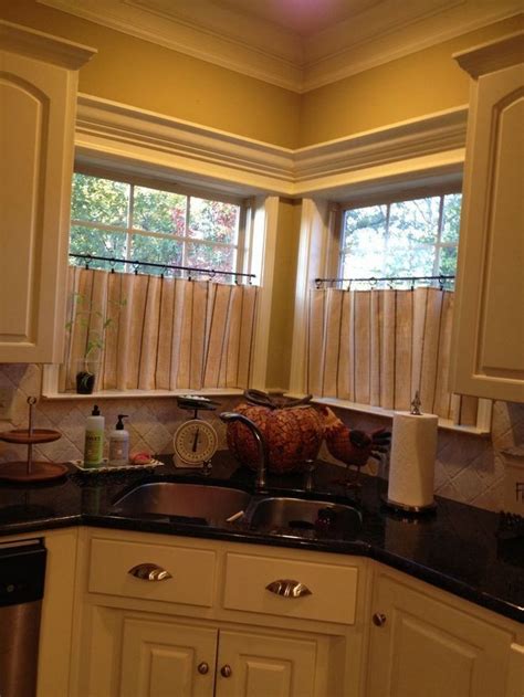 56 Who Is Talking About Corner Kitchen Window Treatments Valance Ideas