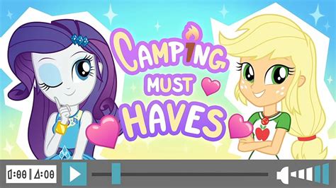 My Little Pony Equestria Girls Better Together Camping Must Haves
