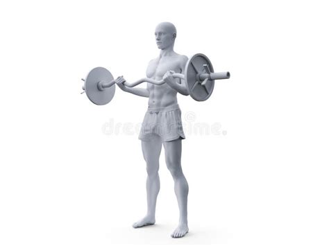 A Man Working Out Stock Illustration Illustration Of Exercise 169374531