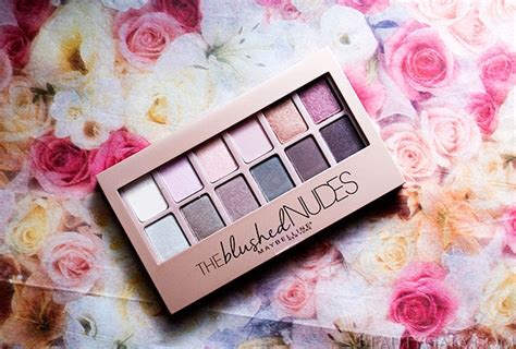 Maybelline The Blushed Nudes Eyeshadow Palette Swatches Review