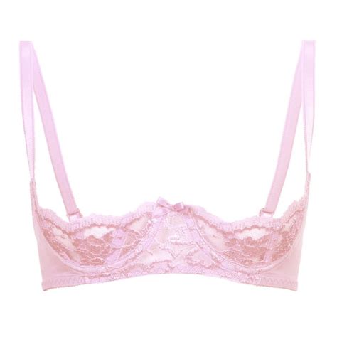 Sosexylingerie So Sexy Lingerie Tm High Shine Lace Boned And Underwired Shelf Bra 32 A C Pink