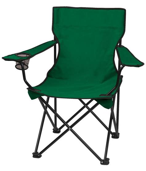 Folding chairs for the next big game. Kawachi Green Folding Camping Chair: Buy Online at Best ...