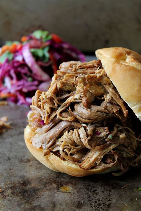 Crock Pot Pulled Pork Sandwiches With Garlic Cumin And Lime Slaw My Diary Of Us Pulled