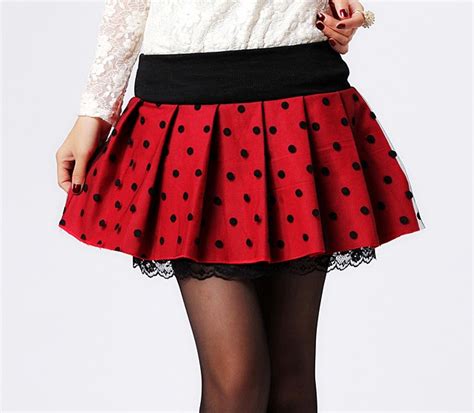 Sexy Trendy Black Polka Dot Tulle Pleated Mini Skirt Sm 4 Colors