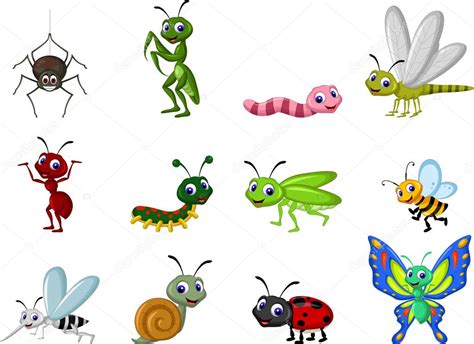 Photos Insects Cartoon Collection Of Insects Cartoon — Stock Photo