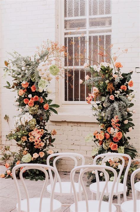 Beautiful Floral Wedding Arches To Swoon Over Wedding Arbor Flowers