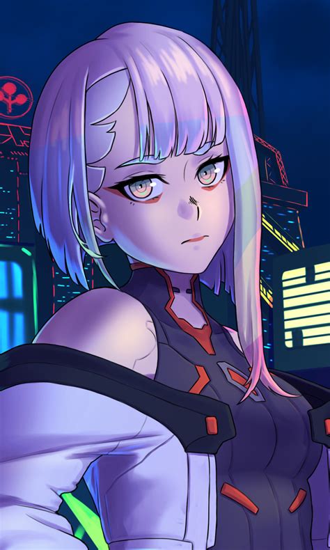 768x1280 Lucy Hd Cyberpunk Edgerunners 768x1280 Resolution Wallpaper