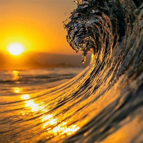 Sunset Wave Ocean Waves Photography Waves Waves Photography