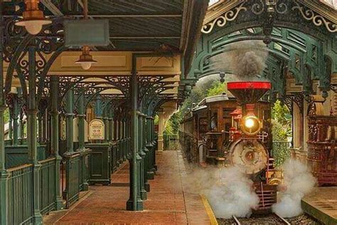 Main Street Station Of The Disneyland Railroad Disneyland Main Street