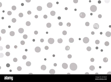 Gray Polka Dots Background Seamless Pattern Stock Vector Image And Art