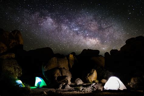 Sleeping Under The Stars In Joshua Tree National Park