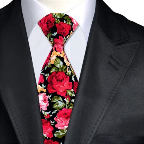new design 100 cotton mens neckties fashion floral print ties for men vestido cravat a 1318