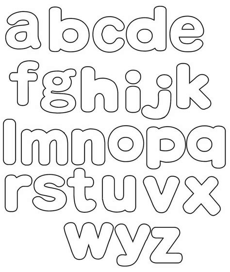 A seguir confira alguns modelos de letras pequenas, prontas para imprimir Moldes de letras minúsculas - abecedário completo | Moldes ...