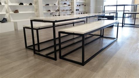 Retail Nesting Display Tables Martybuilt Metal Fabrication Christchurch