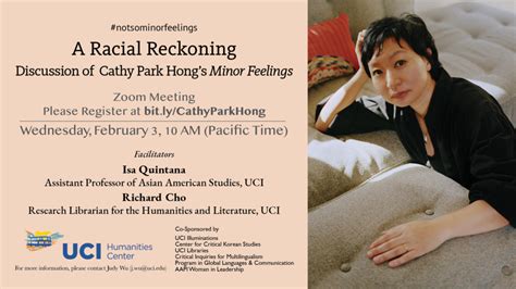 A Racial Reckoning: Discussion of Cathy Park Hong's Minor Feelings ♥ ...