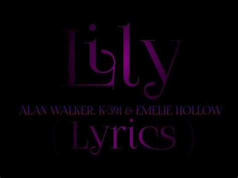 Alan walker all falls down lirik ft noah cyrus juliander versi piano noticevoice. Lirik lagu - Alan Walker - LILY _ ft. K-391 & Emelie ...