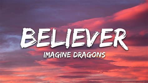 Lời Bài Hát Believer Imagine Dragons Mực đỏ
