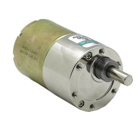 Metal Dc Geared Motor 12v 100rpm 42kgcm Fit0492 B