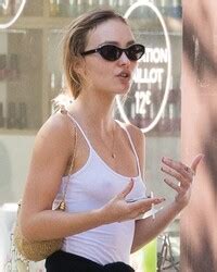 Lily Rose Depp Hard Nipples While Out In Paris Photo