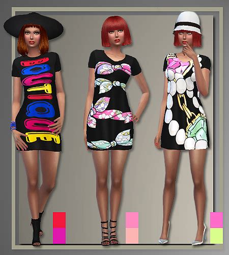 My Sims 4 Blog Boutique Moschino Fall 2015 2016 For Teen Elder