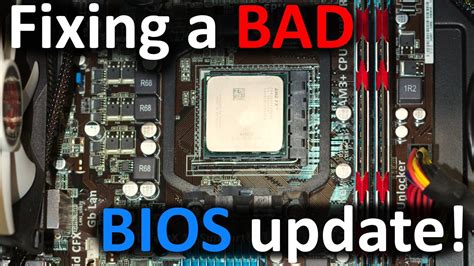 Recovering From A Bad Pc Bios Update Youtube