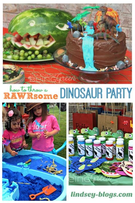 Have A Little Dinosaur Fan Throw A Dinosaur Birthday Party 3 Year