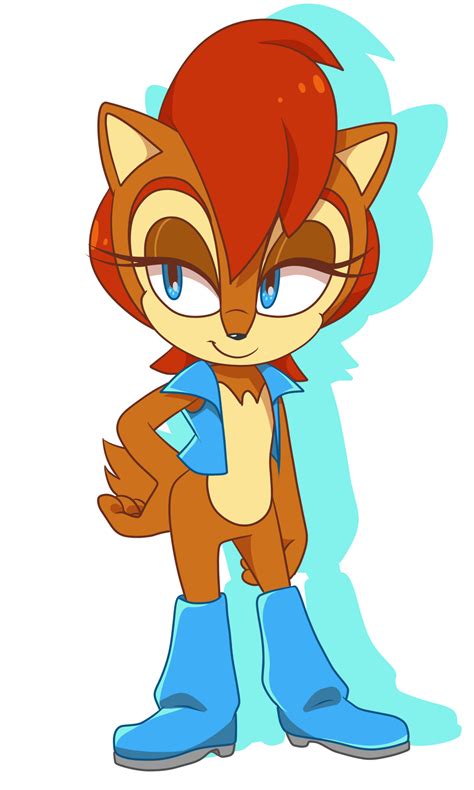 Shes A Squirrel Thing Sally Acorn Sonic Art Sonic Fan Art