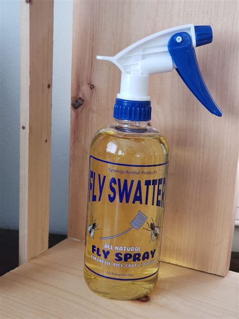 Flyswatter All Natural Fly Spray Synergy Animal Products Inc
